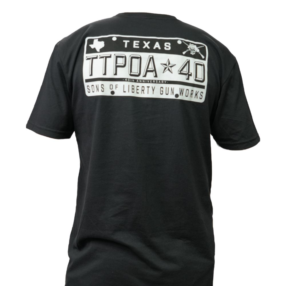 TTPOA 40th Anniversary Shirt - Sons Of Liberty Gun Works