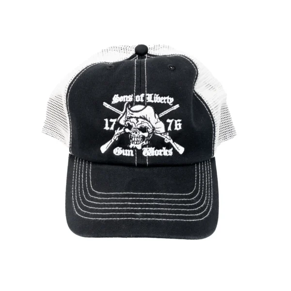 Black Angry Patriot Hat, Relaxed Fit, Unstructured