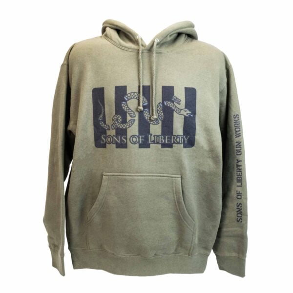 SOLGW OD Green Gadsden Pull Over Midweight Hoodie Unisex